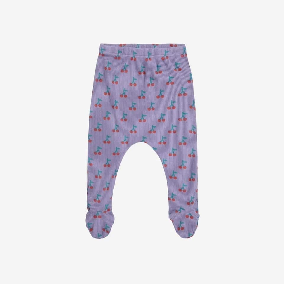 Bobo Choses Baby Cherry All Over Footed Leggings