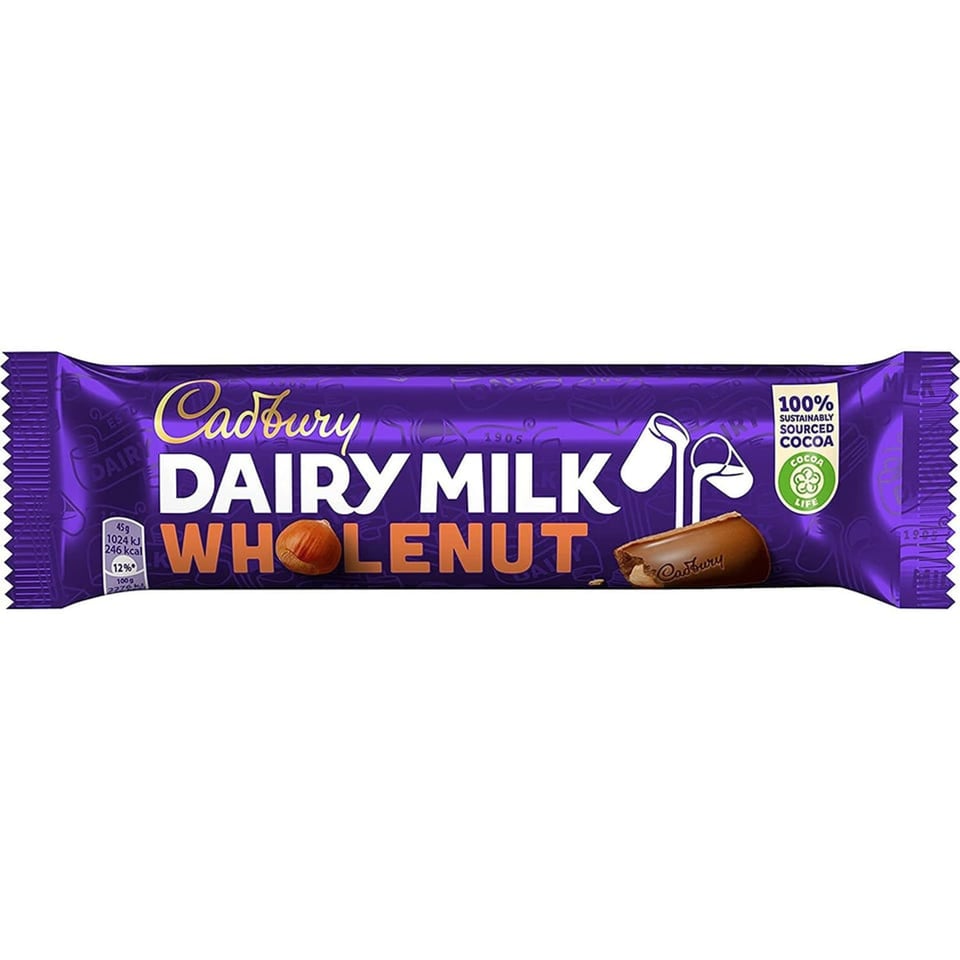 Dairy Milk Whole Nut 45Gr