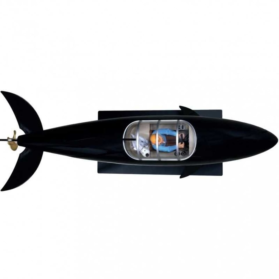 Kuifje Beeld - De Haaienduikboot 77 Cm