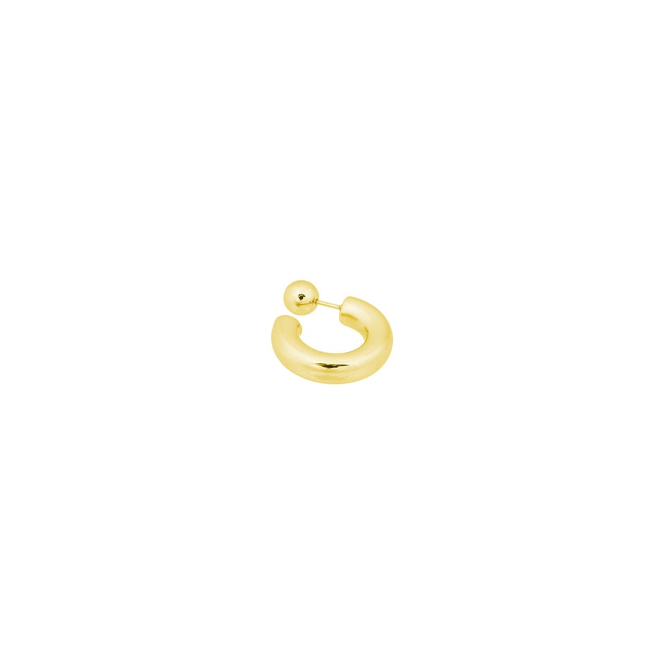 Bandhu Hoop Dot Earrings - Gold