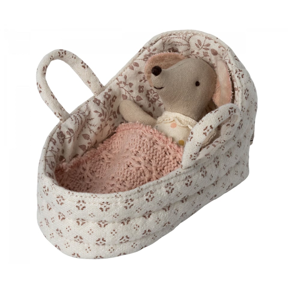 Maileg reiswiegje babymuis 3+
