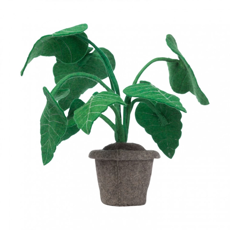 KidsDepot Vilten Decoratie Plant Alocasia