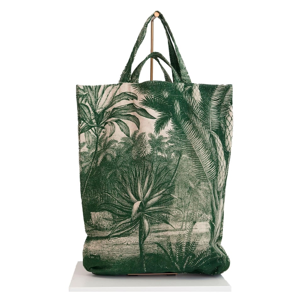 Tote Bag Amsterdam Houses Black