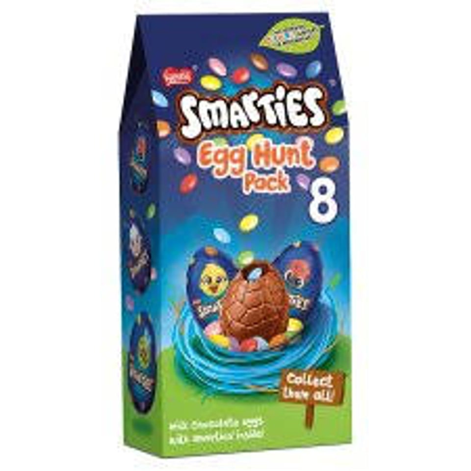 Smarties 8 Pck Egg Hunt