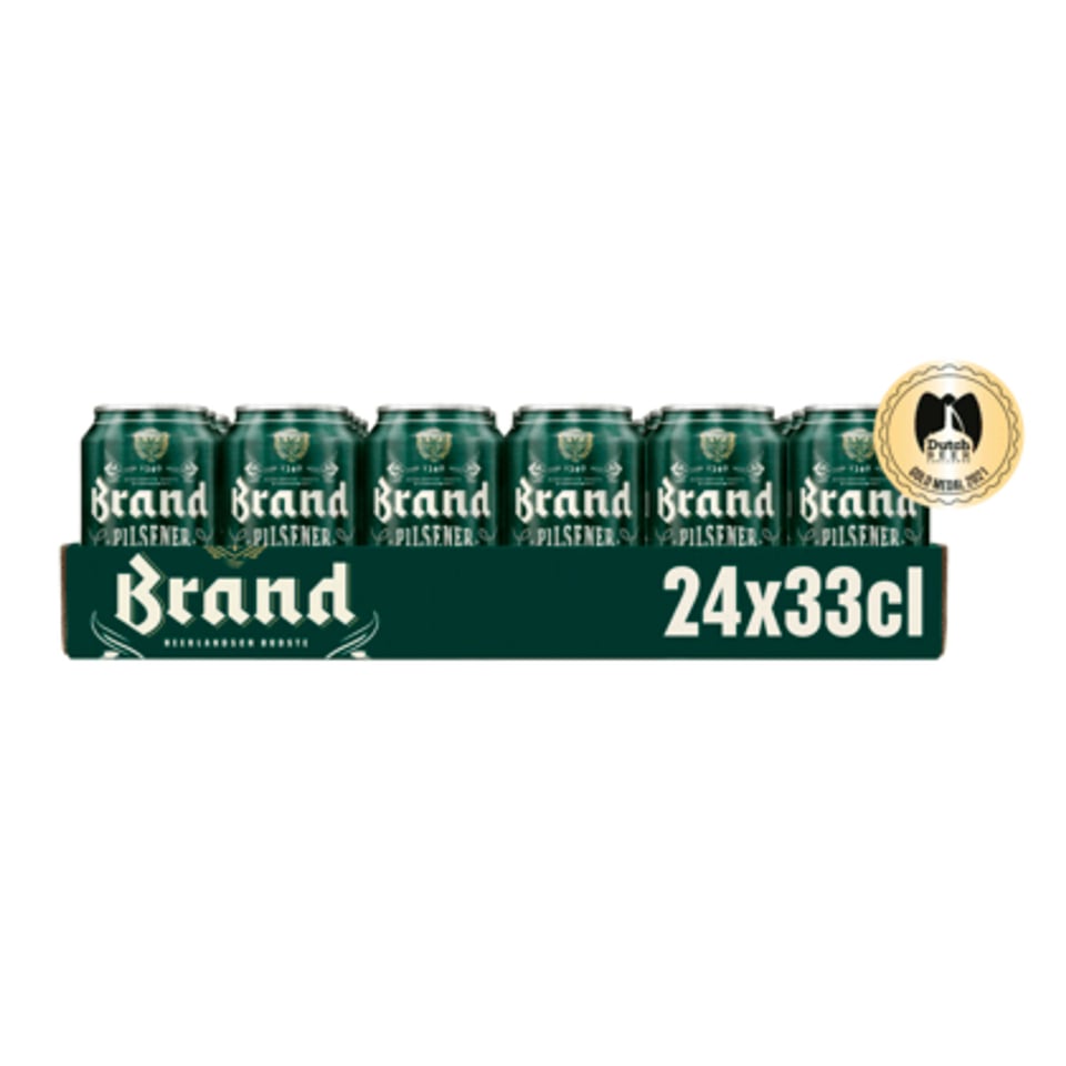Brand Pilsener Bier Blik 24x33cl