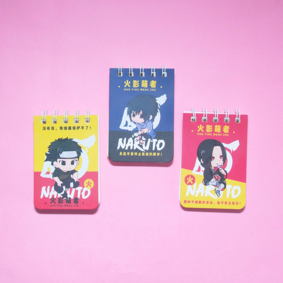 Naruto Mini 5 Rings Notebook