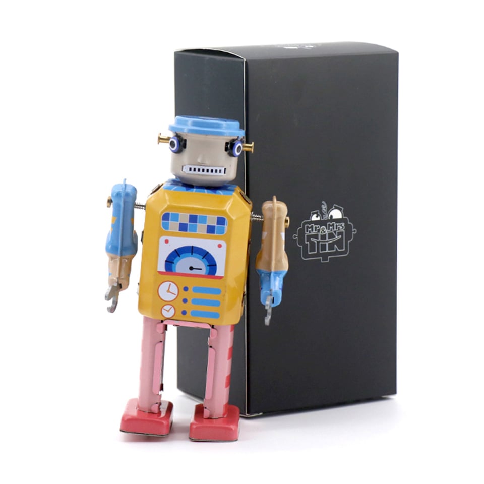 Mr & Mrs Tin Robot Electro Bot