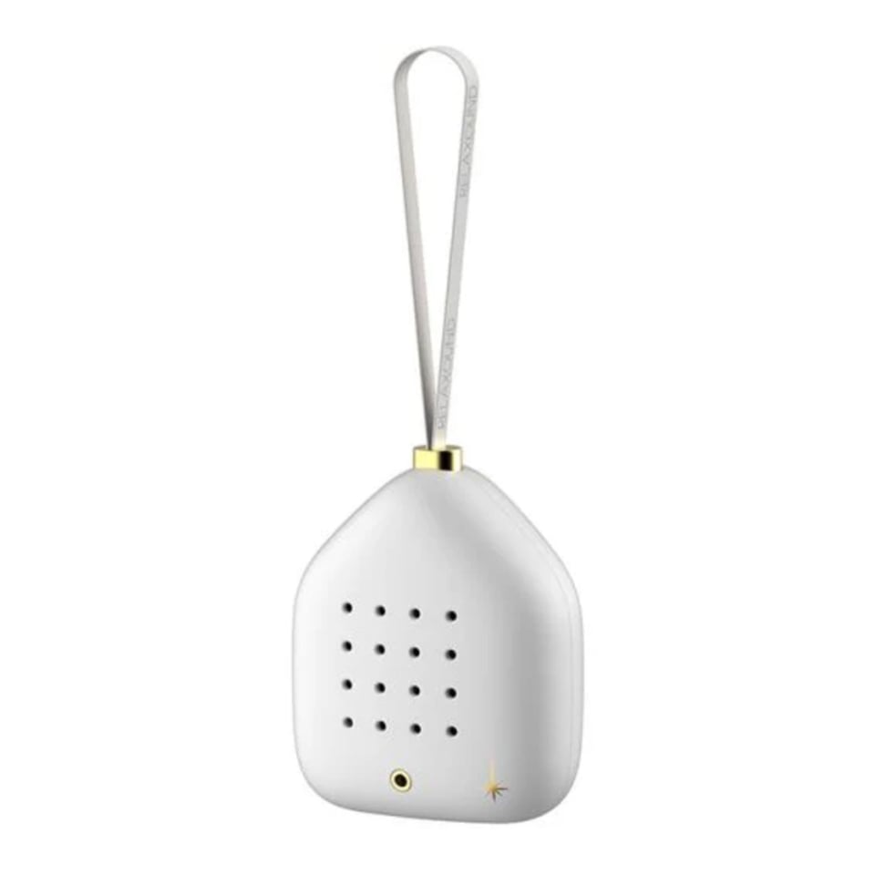 Kerstbal Jingle Bells Met Kerstgeluiden Wit 6x7cm