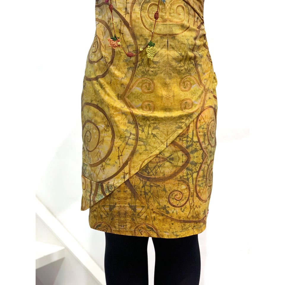 Klimt Kiss Wrap Dress