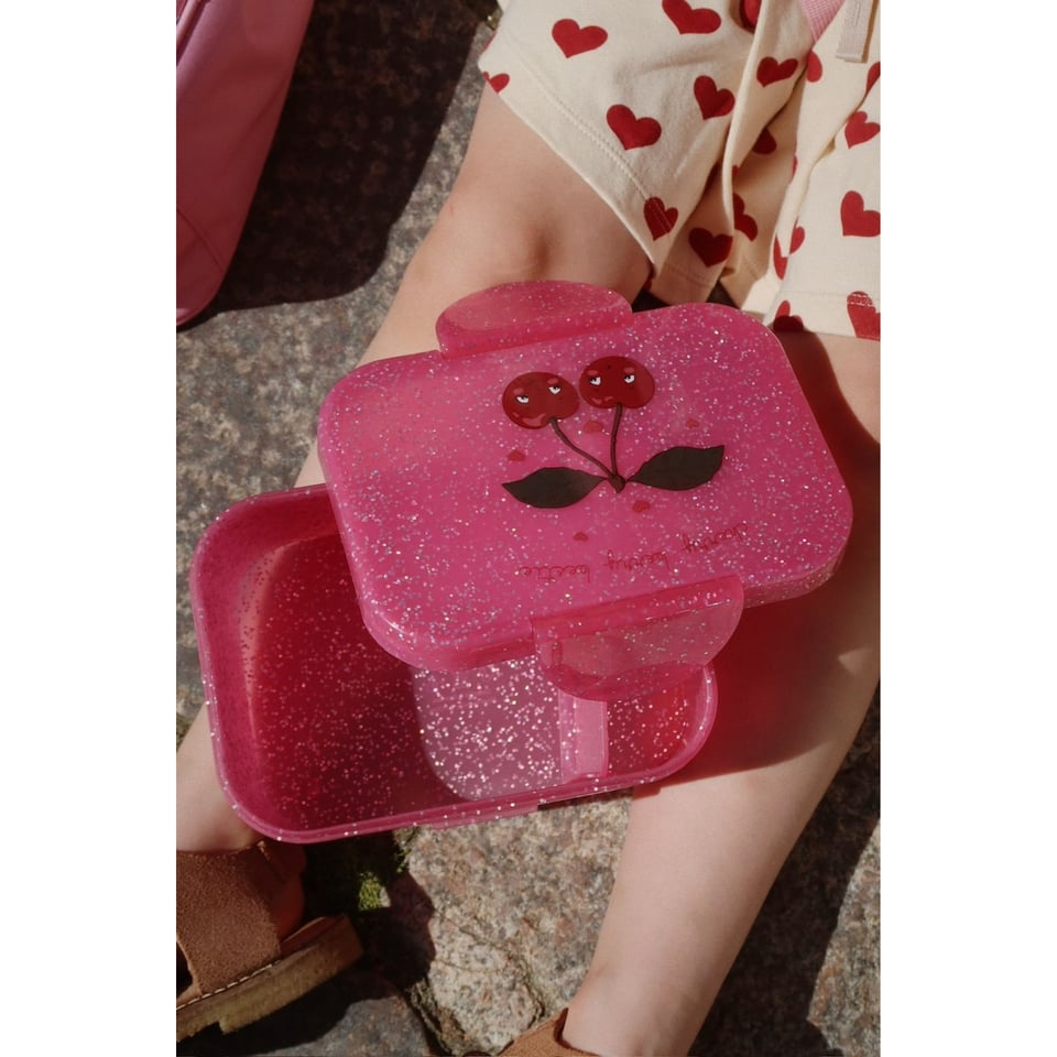 Konges Sløjd Lunch Box Glitter Cherry Glitter