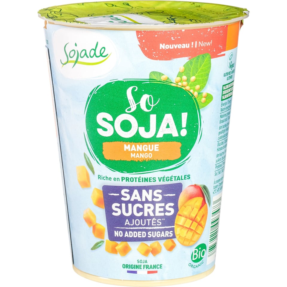 Plantaardige Variatie Op Yoghurt Soja - Mango