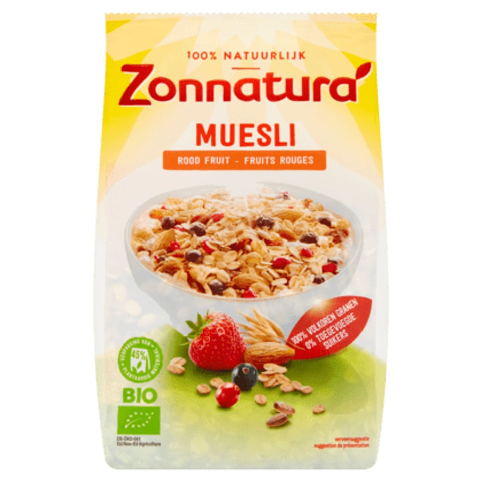 Zonnatura Muesli Rood Fruit