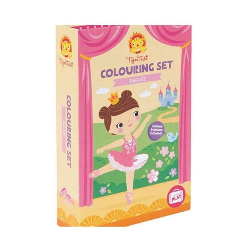 Tiger Tribe Colouring Set Ballet 3+