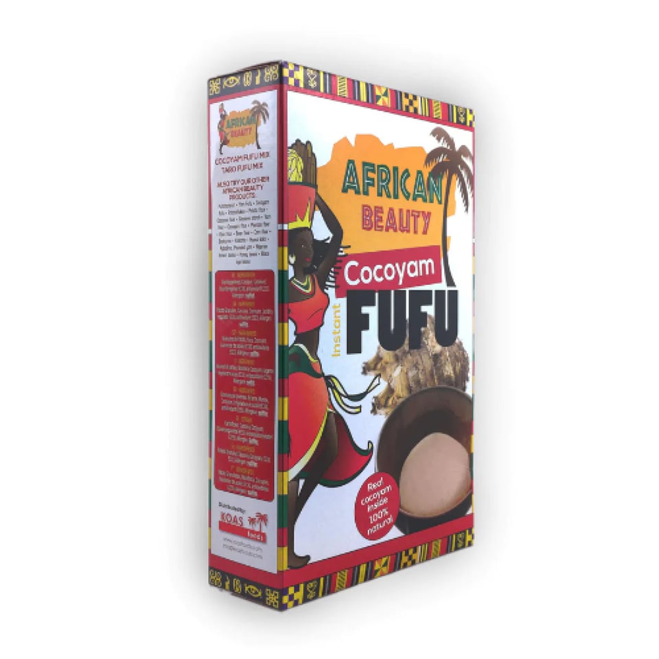 African Beauty Cocoyam Instant Fufu