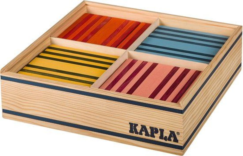 Kapla Kleur - 100 Plankjes - Multi