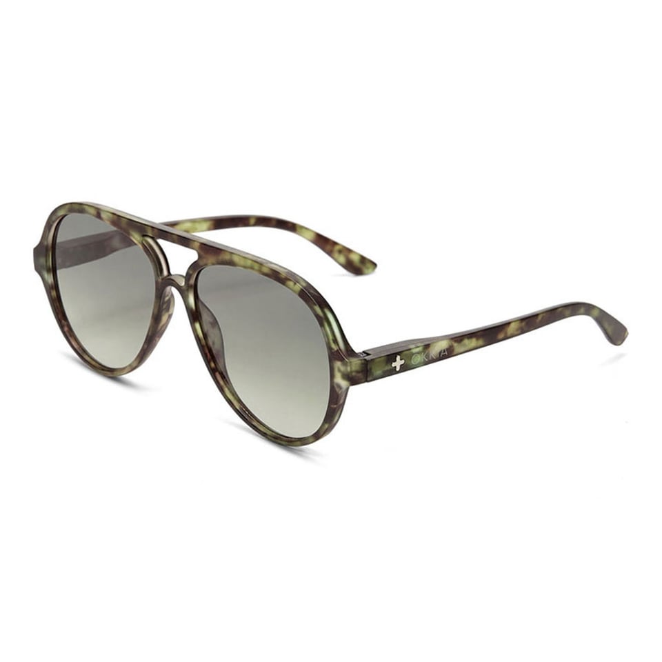 Zonnebril ALESSIO Aviator Camo Havana Green OK021-KH
