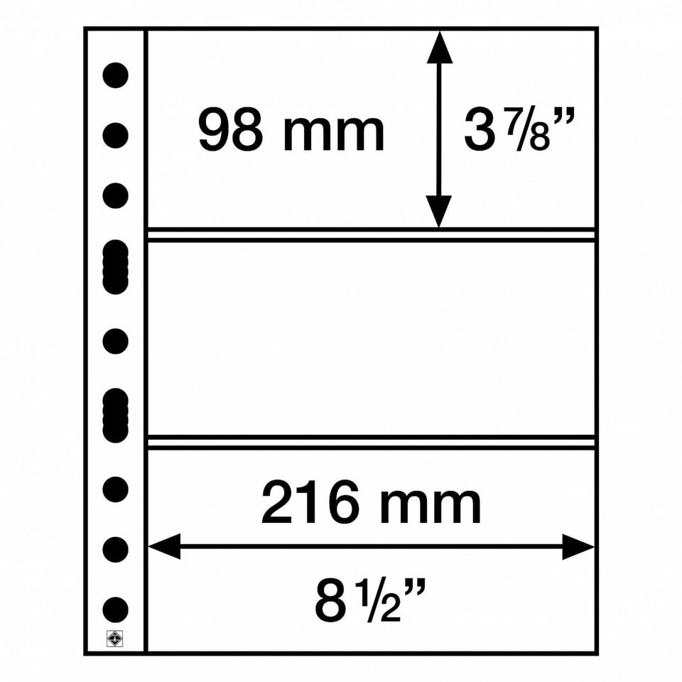 Glasheldere Bladen Grande Easy 3C - 50 Stuks