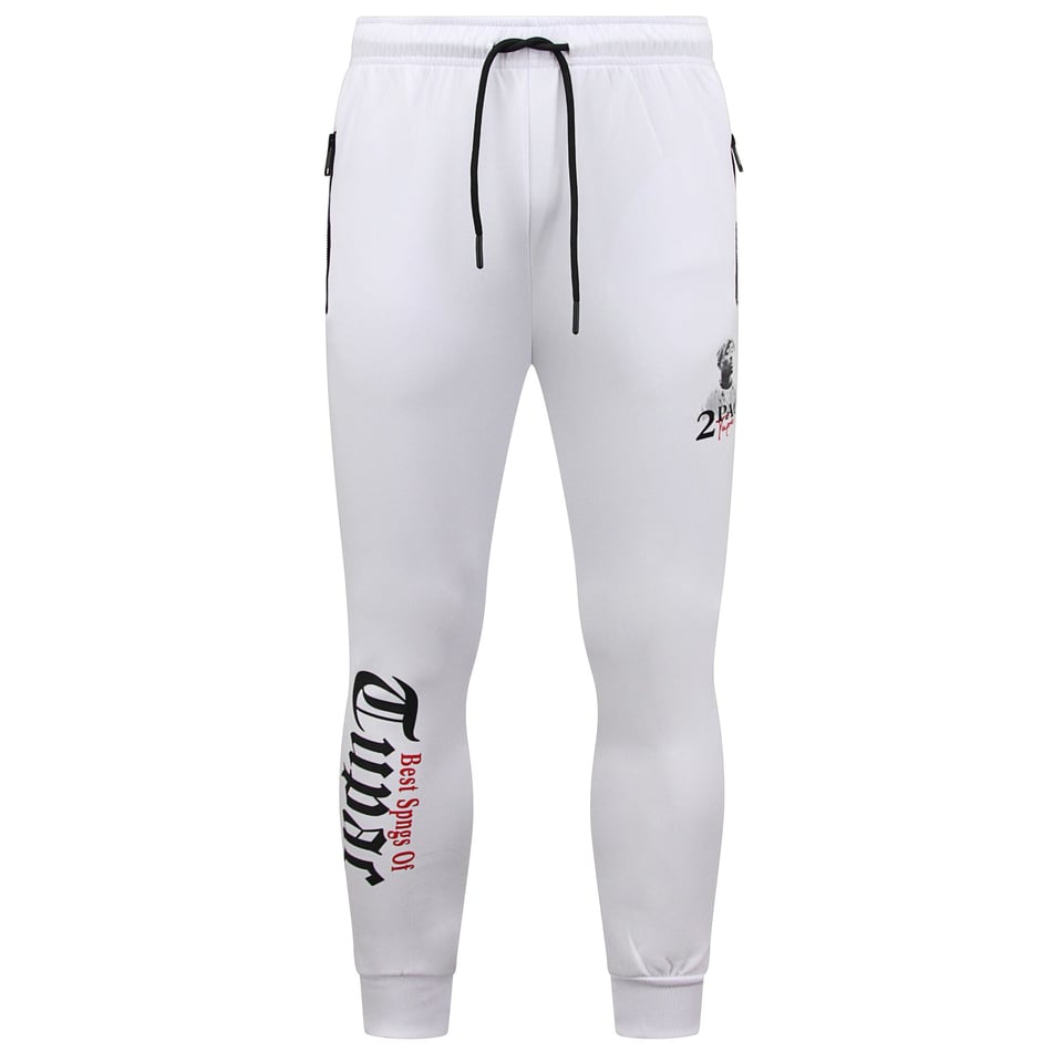 Joggingpakken Heren Tupac - Trainingspakken 2Pac- Huispakken - 10997 - Wit