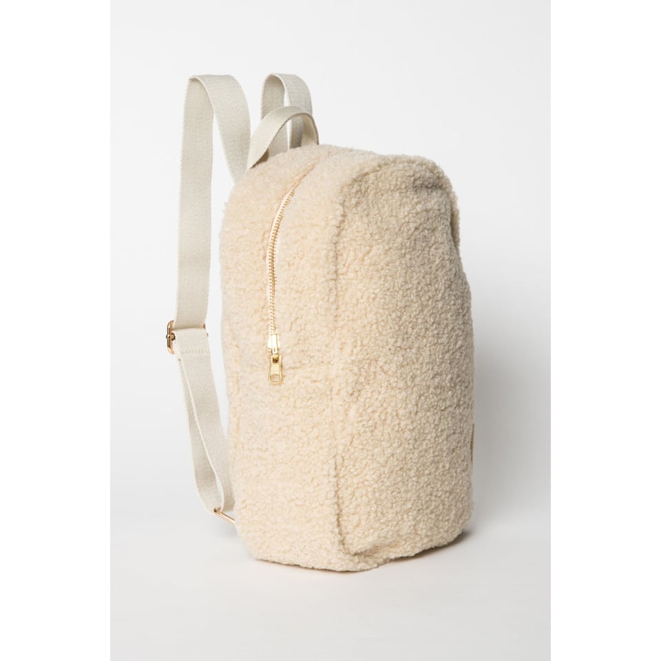 Teddy Mini Backpack  Ecru - Ecru / OS