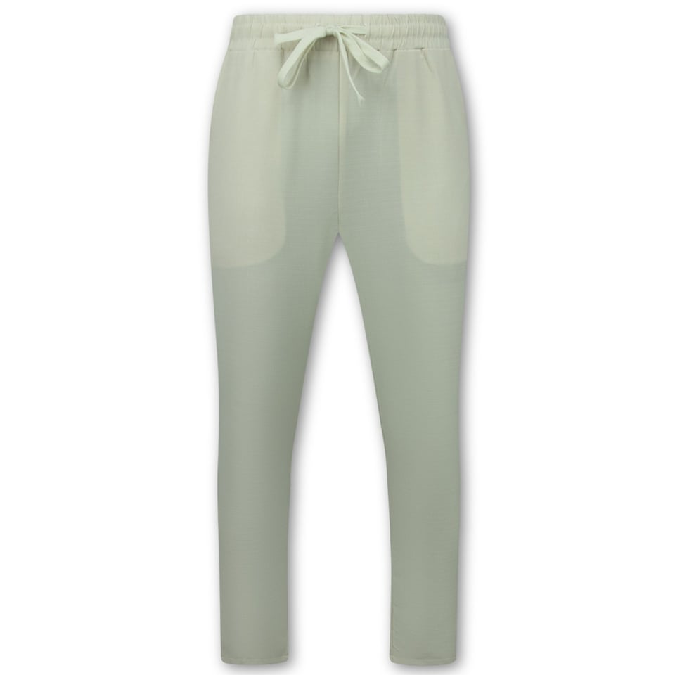 Linnen Zomerset Heren - Linnen Twinset - Linnen Overhemd Heren - Zomer Broek Heren - MG-012 - Beige