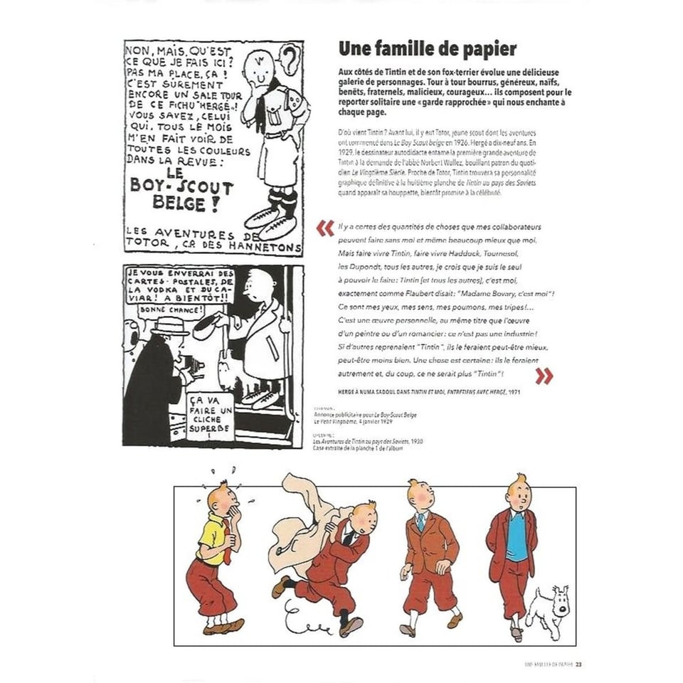 Hergé - L'Exposition De Papier