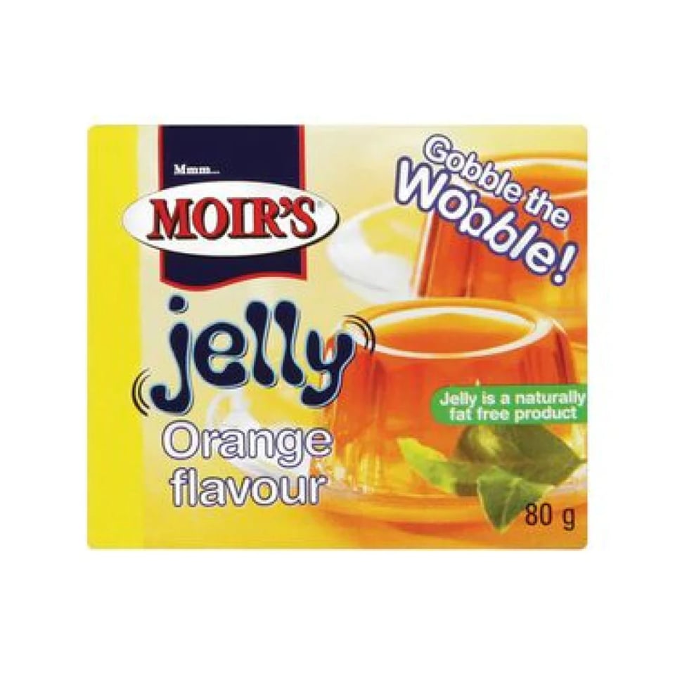 Moir's Jelly Orange Flavoured 80G