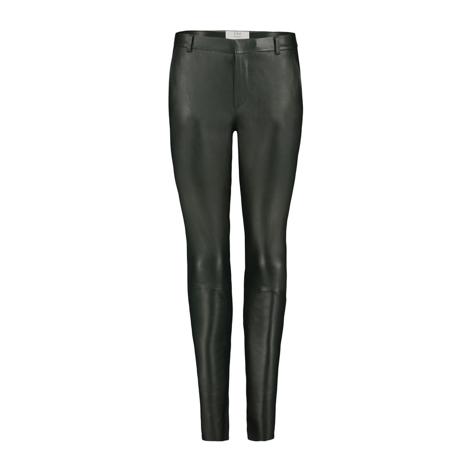 DNA Gale Leather Pants - Deep Green
