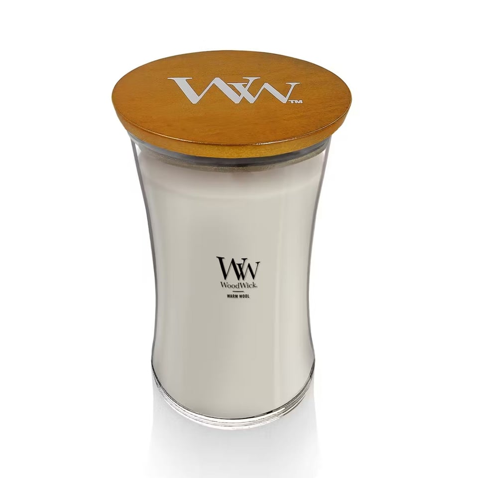 Woodwick Warm Wool Kaars Groot