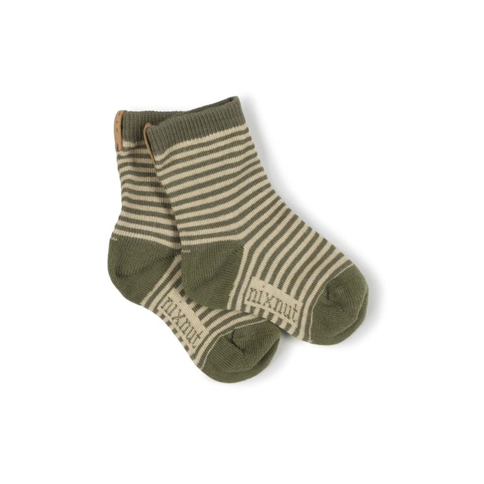 Nixnut Stripe Socks Forest Stripe