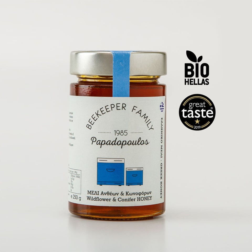 Honey Wildflower and Chestnut Organic 250g