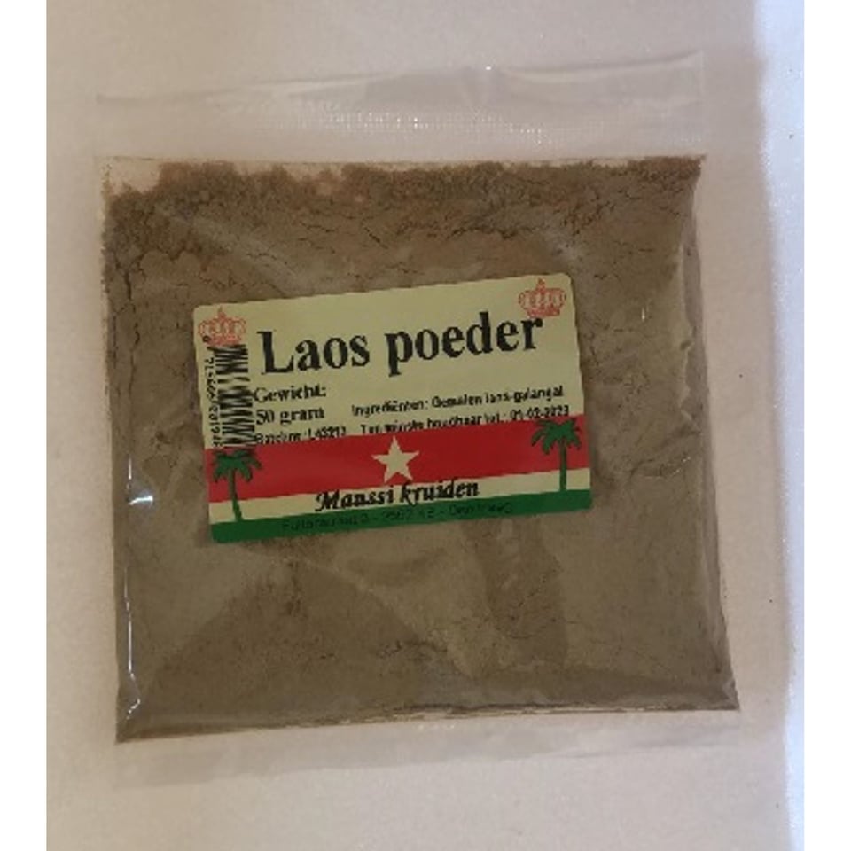 Maussi Kruiden Laos Poeder 50 Grams