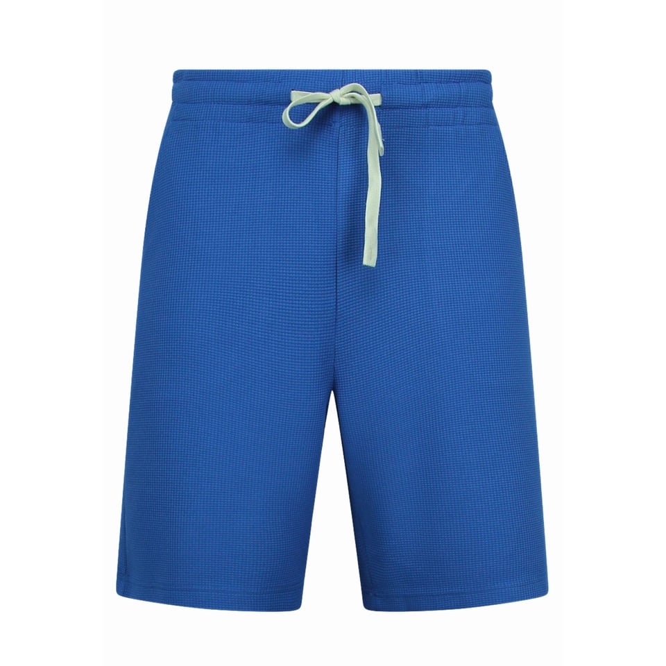 Zomerset Heren - Ribbed Oversized - Two Piece Setje - Twinset - Co Ord Set - F-918 - Blauw