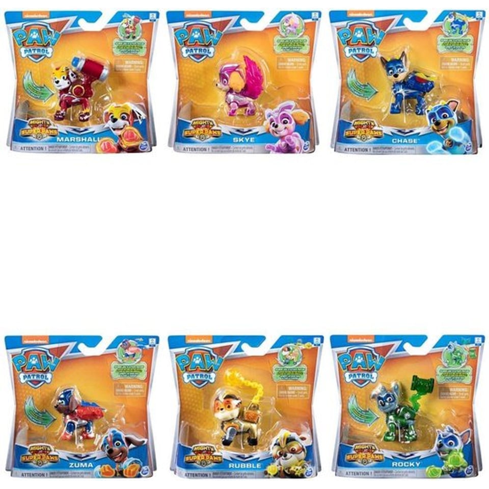 Paw Patrol Mighty Pups Action Pack Assorti