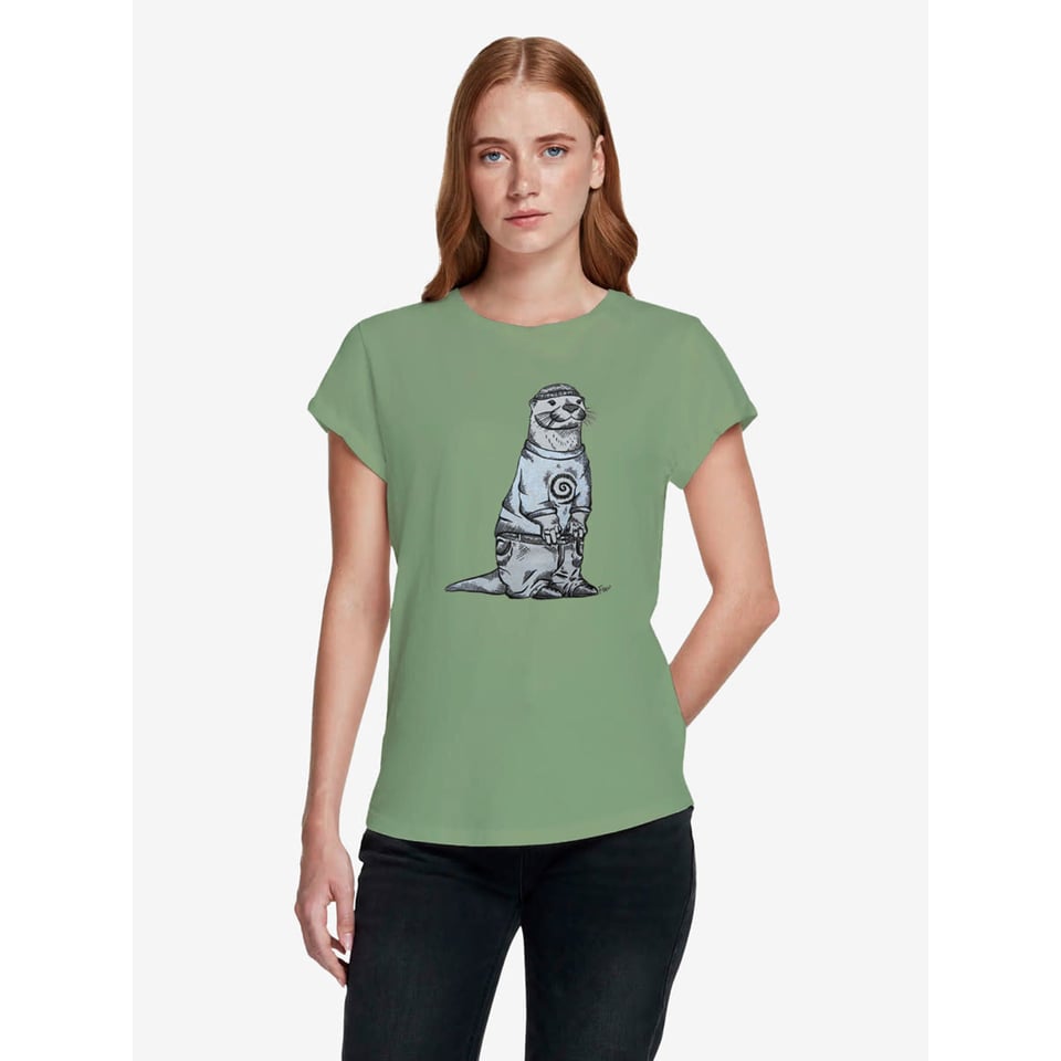 Sk8 Otter T-Shirt - Roll-up (V)