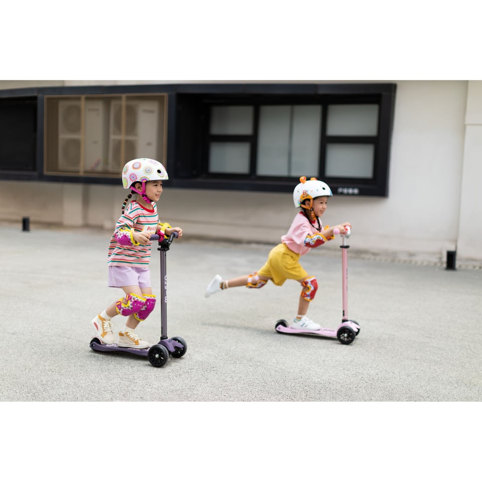 Micro Knie en Elleboogbeschermers Monsters - Maat: Small