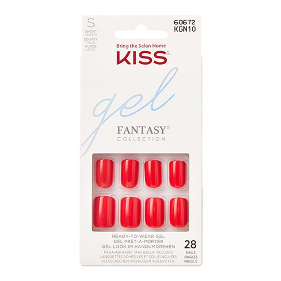 Kiss Gel Fantasy Nails Wh Ever 1set