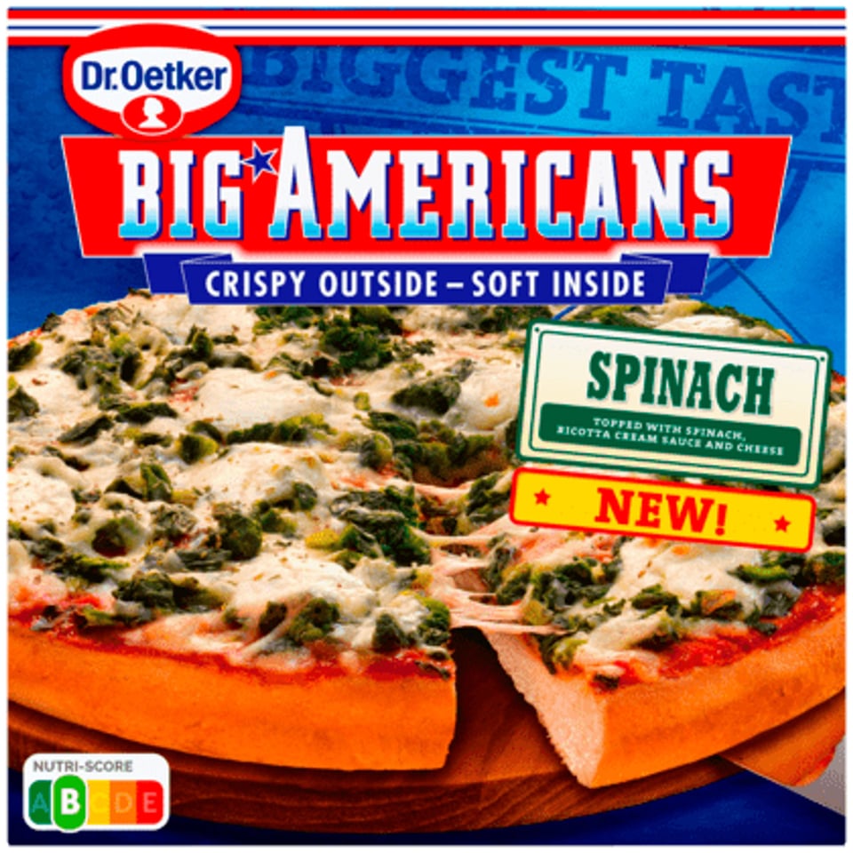 Dr. Oetker Big Americans Spinach