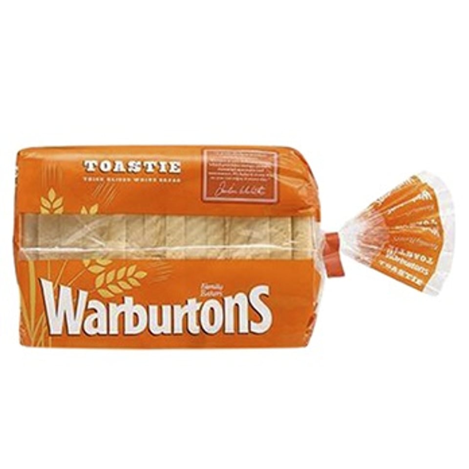 Warburtons Toastie Thick Sliced White Bread 800g