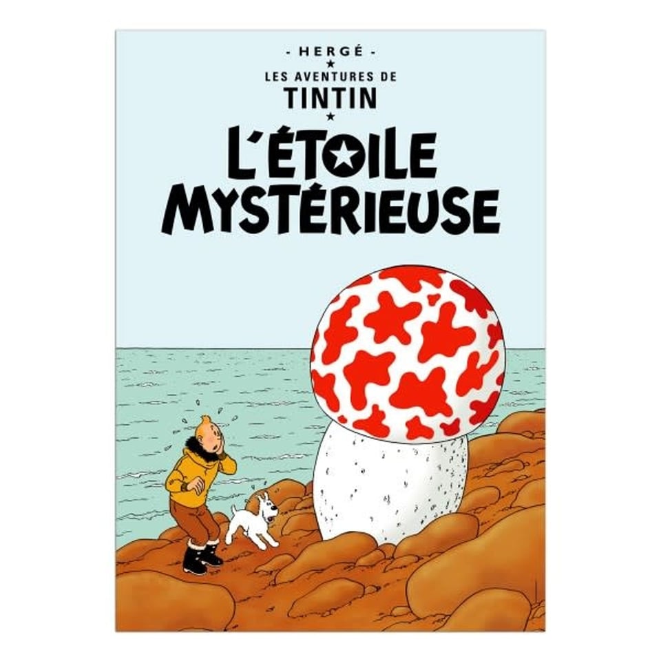 Kuifje Poster - De Geheimzinnige Ster - 50 X 70 Cm