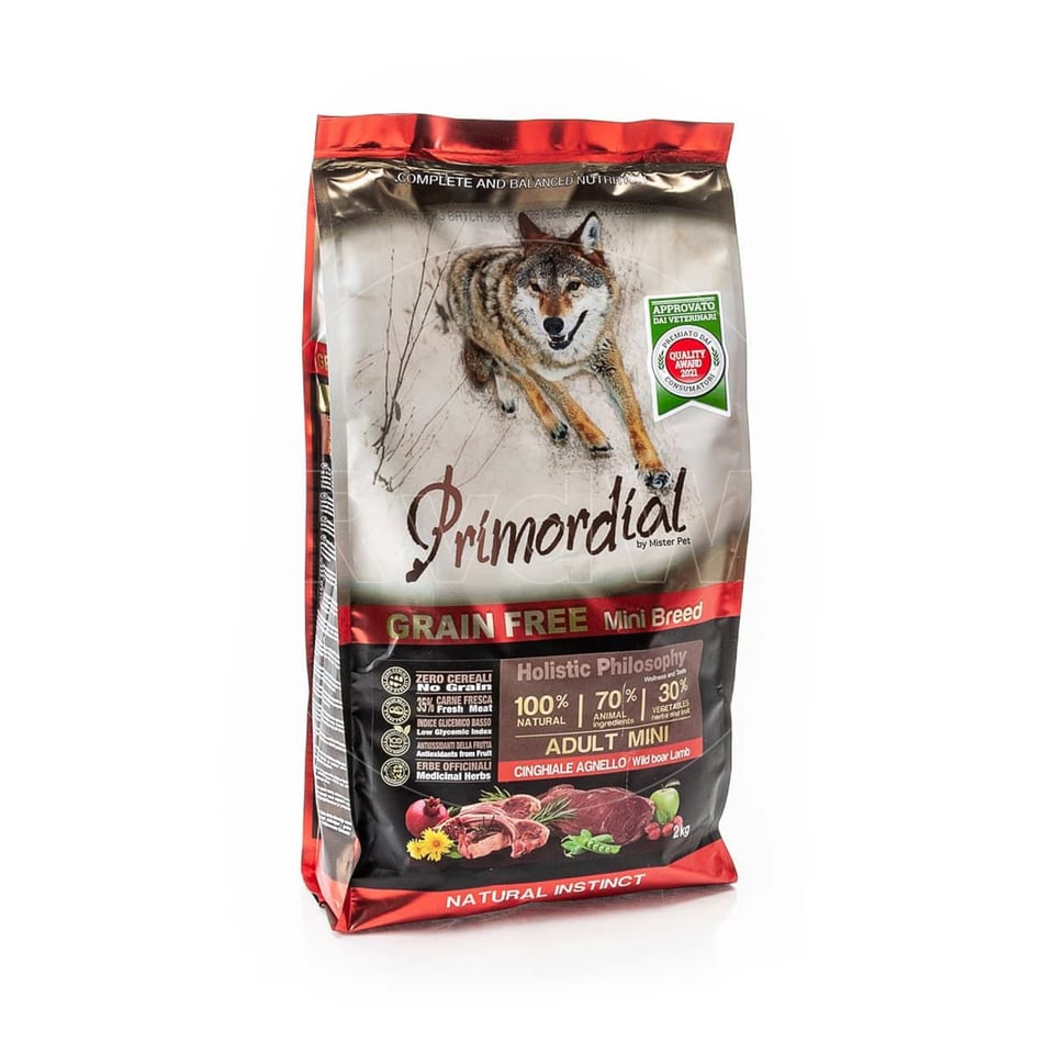 Primordial Hondenvoeding Wild Boar & Lamb Mini Breed