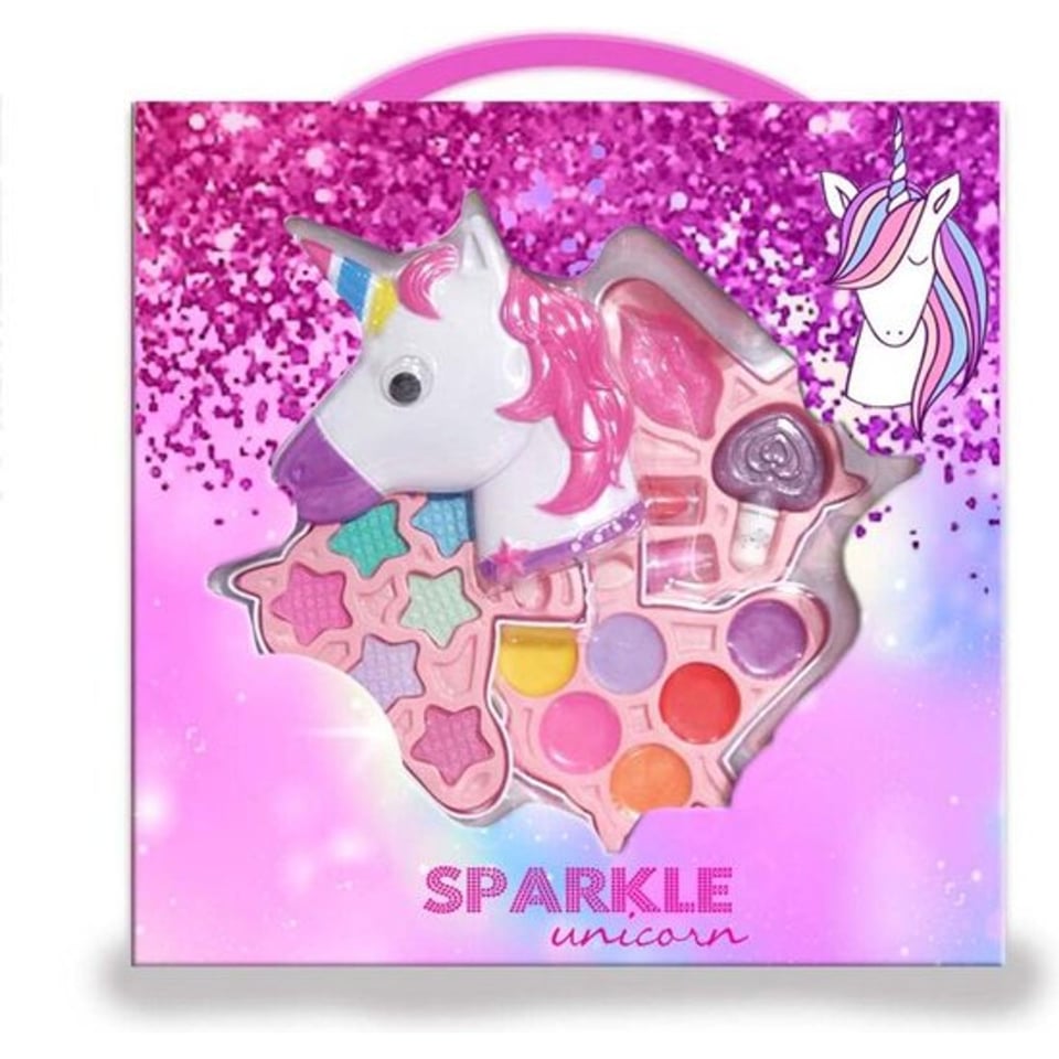 Unicorn Sparkly Make-up Set Unicorn Hoofd