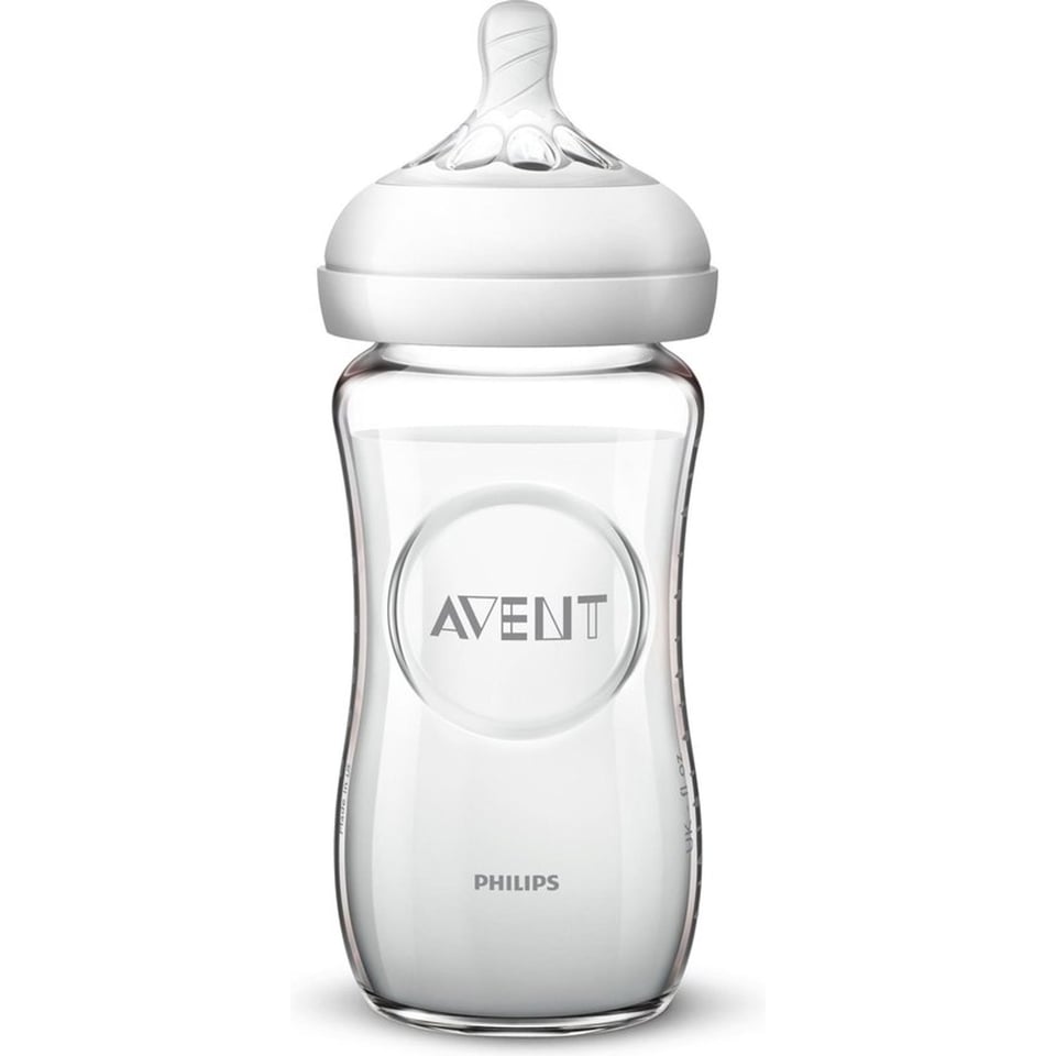 Avent Zuigfles Natural 240ml 1m+ Gl
