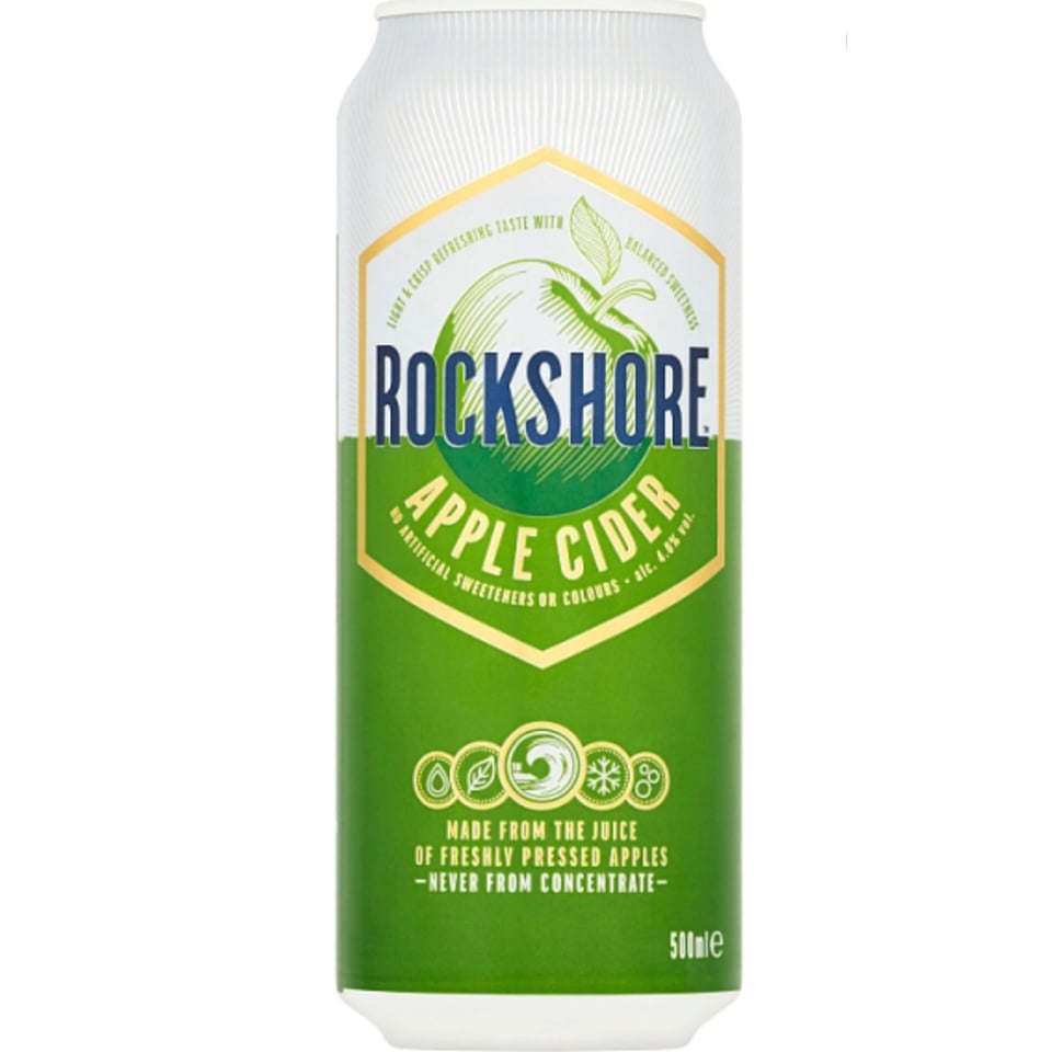 Rockshore Apple Cider Can 4x500ml