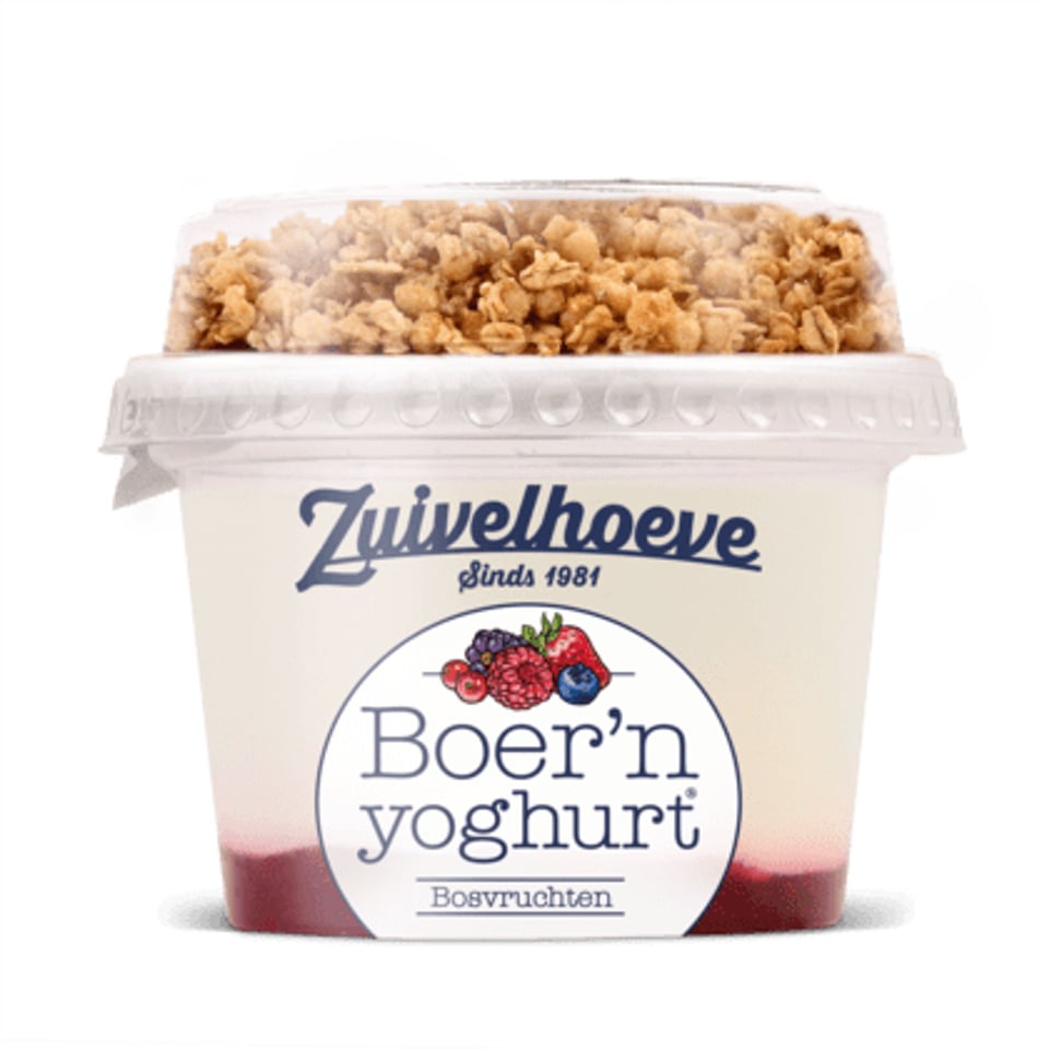 Zuivelhoeve Boer'n Yoghurt Muesli Bosvruchten