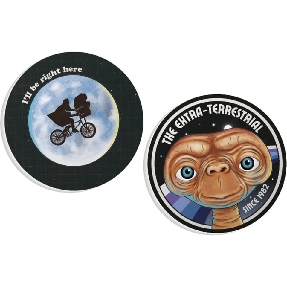 E.T. - The Extra-Terrestrial - Set Van 2 Keramische Onderzetters