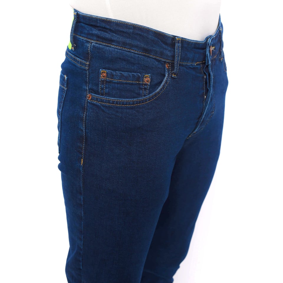 Nette Stretch Broek Heren Slim Fit -DC-057- Blauw