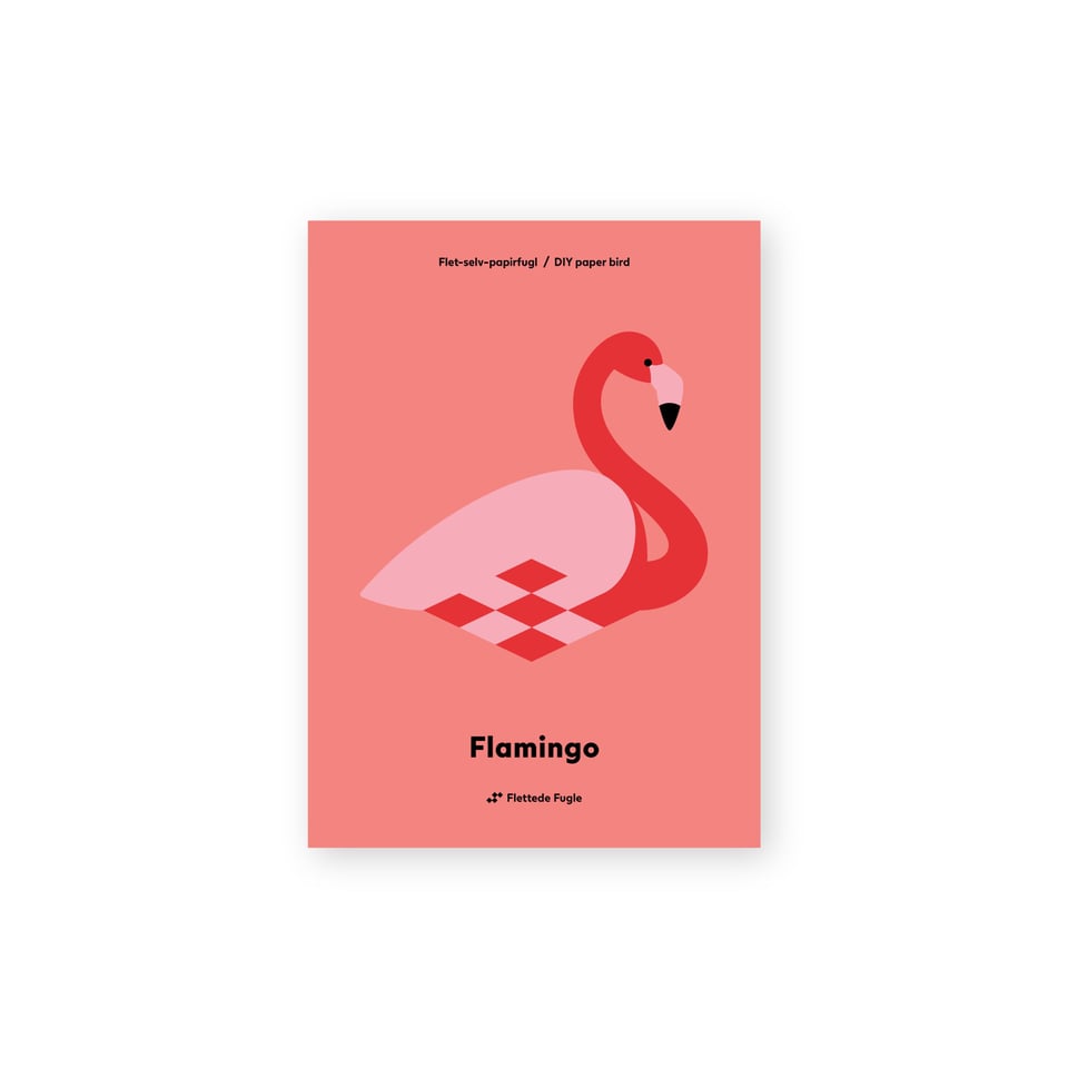 Vogelhanger Papier Flamingo