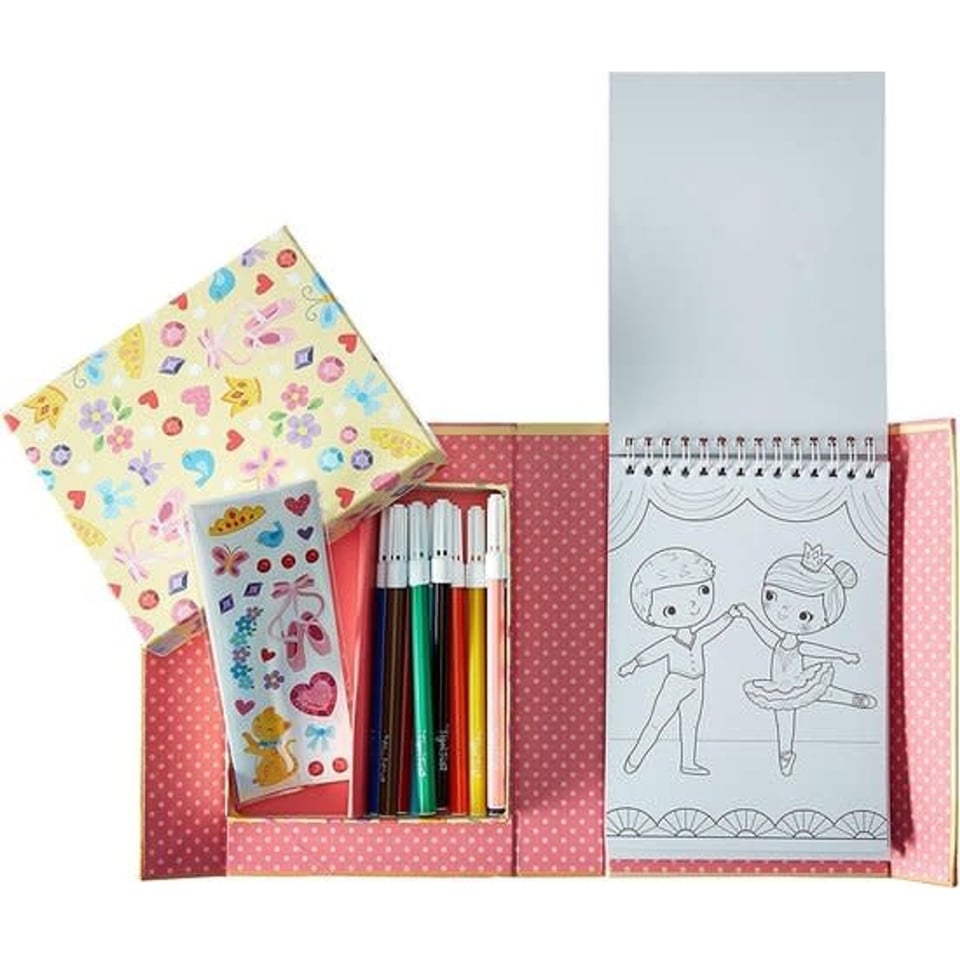 Tiger Tribe Colouring Set Ballet 3+