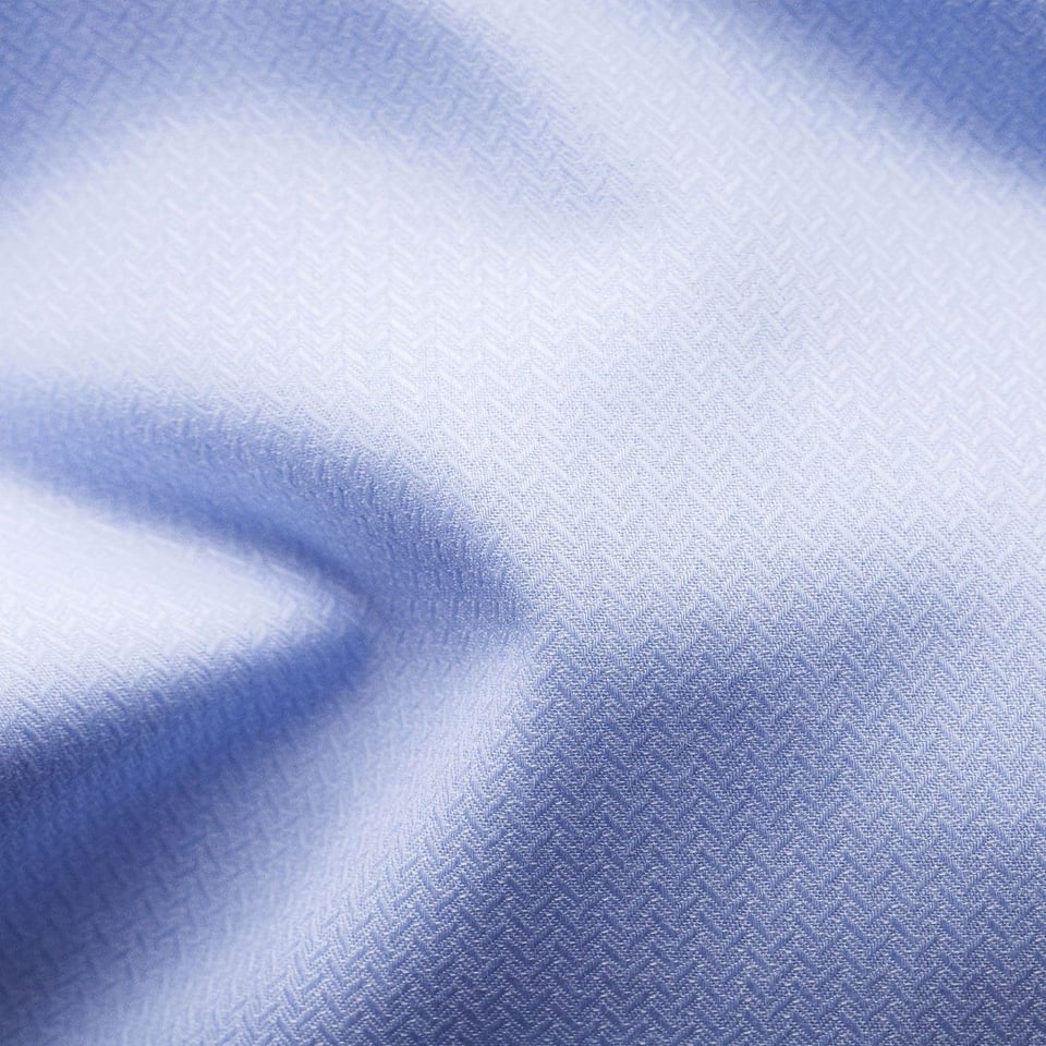 Eton Light Blue Micro Braid Shirt