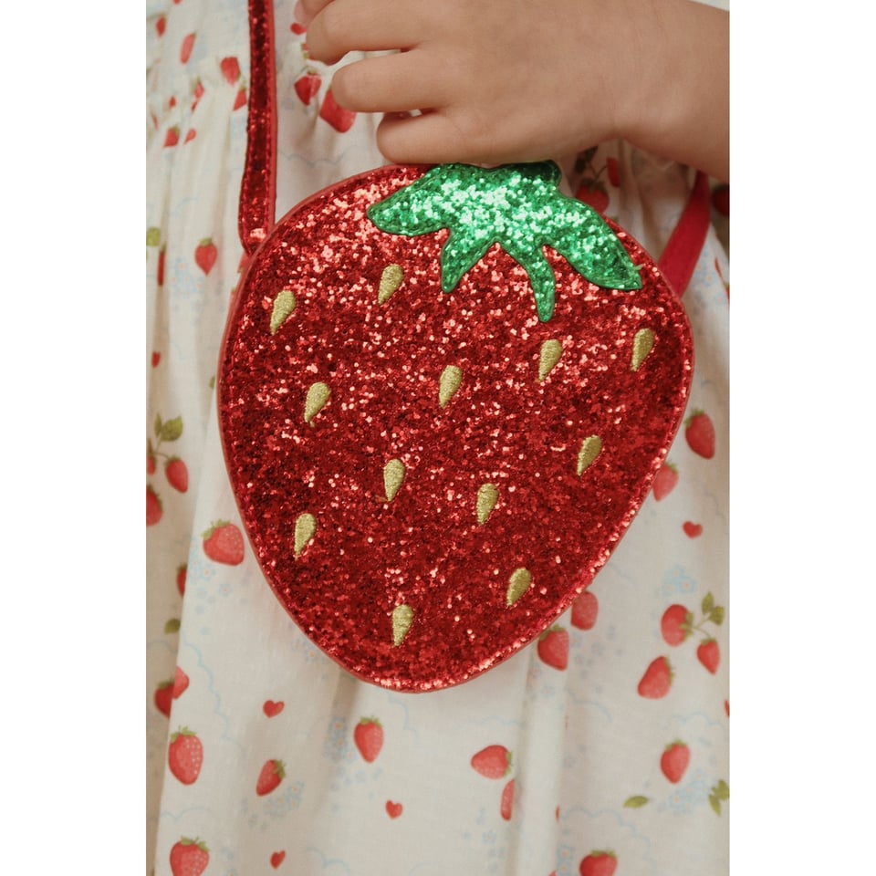 Konges Sløjd Tut Strawberry Shoulder Bag Barbados Cherry